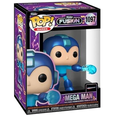 Funko Gry Pop! Gry: Fusion Megaman Mega Man 1 na 6 szans na posiadanie rzadkiego wariantu Chase Fusion kolekcjonerska figurka winylowa Funko Gry Pop! Gry: Fusion Megaman Mega Man 1 na 6 szans na posiadanie rzadkiego wariantu Chase Fusion kolekcjonerska figurka winylowa
