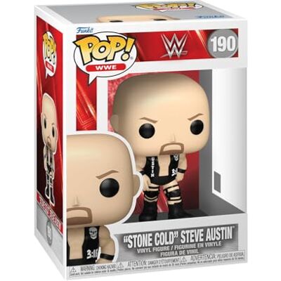 Funko Pop! WWE: WWE 8 Stone Cold Steve Austin Cold kolekcjonerska figurka winylowa pomysł na prezent Oficjalny towar Zabawki dla dzieci i dorosłych Sports Fans Funko Pop! WWE: WWE 8 Stone Cold Steve Austin Cold kolekcjonerska figurka winylowa pomysł na prezent Oficjalny towar Zabawki dla dzieci i dorosłych Sports Fans