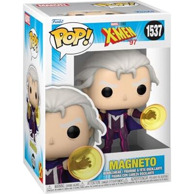 Funko Pop! Marvel: X-Men'97 Magneto kolekcjonerska figurka winylowa pomysł na prezent oficjalny towar zabawki dla dzieci i dorosłych fanów komiksów figurka dla kolekcjonerów i ekspozycji Funko Pop! Marvel: X-Men'97 Magneto kolekcjonerska figurka winylowa pomysł na prezent oficjalny towar zabawki dla dzieci i dorosłych fanów komiksów figurka dla kolekcjonerów i ekspozycji