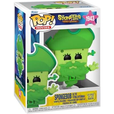 Funko Pop! Filmy: film Spongebob Spongebob jako latający Holender kolekcjonerska figurka winylowa pomysł na prezent oficjalny towar zabawki dla dzieci i dorosłych Fani kreskówek Funko Pop! Filmy: film Spongebob Spongebob jako latający Holender kolekcjonerska figurka winylowa pomysł na prezent oficjalny towar zabawki dla dzieci i dorosłych Fani kreskówek