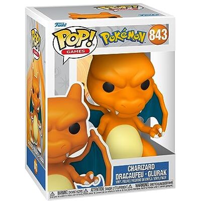 Funko POP! Games: Pokemon Charizard Kolekcjonerska figurka winylowa Pomysł na prezent Oficjalny towar Zabawki dla dzieci i dorosłych Fani gier wideo Funko POP! Games: Pokemon Charizard Kolekcjonerska figurka winylowa Pomysł na prezent Oficjalny towar Zabawki dla dzieci i dorosłych Fani gier wideo