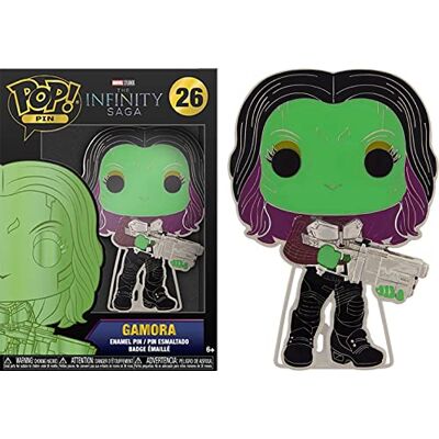 Funko Loungefly POP! Large Enamel Pin MARVEL INFINITY SAGA: GAMORA CHASE GROUP Gamora Avengers Infinity War igły emaliowane urocza broszka do kolekcjonowania do plecaków i toreb pomysł na prezent Funko Loungefly POP! Large Enamel Pin MARVEL INFINITY SAGA: GAMORA CHASE GROUP Gamora Avengers Infinity War igły emaliowane urocza broszka do kolekcjonowania do plecaków i toreb pomysł na prezent