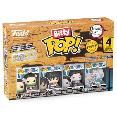 Funko Bitty POP! Demon Slayer Nezuko 4 sztuki 2,2 cm (2,2 cm) kolekcjonerska półka ekspozycyjna w zestawie pomysł na prezent na torby imprezowe dekoracja ciasta Funko Bitty POP! Demon Slayer Nezuko 4 sztuki 2,2 cm (2,2 cm) kolekcjonerska półka ekspozycyjna w zestawie pomysł na prezent na torby imprezowe dekoracja ciasta