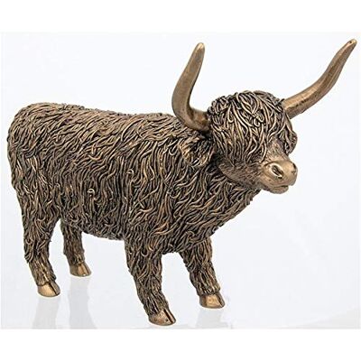 Shudehill Giftware Brązowy Highland Coo stojący duży Shudehill Giftware Brązowy Highland Coo stojący duży