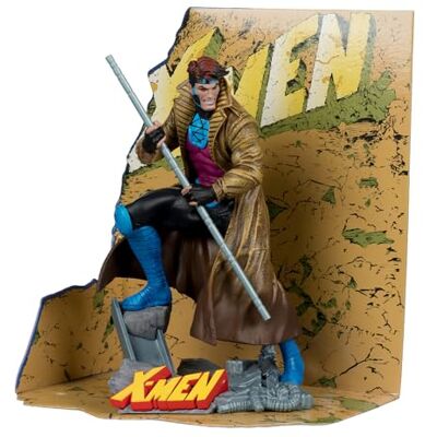 McFarlane Marvel Gambit 1:10. Skala kolekcjonerska ze sceną (X-MEN #1) zabawki McFarlane Marvel Gambit 1:10. Skala kolekcjonerska ze sceną (X-MEN #1) zabawki