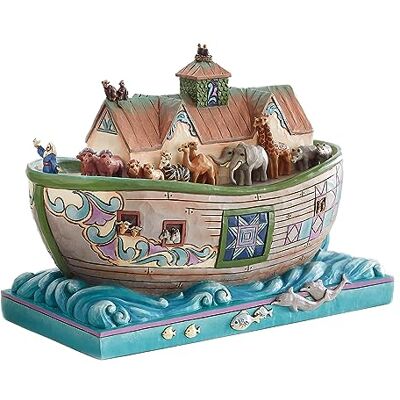 Enesco Wypłyń z wiarą, która nie zawiedzie (figurka arcydzieła Noego) Heartwood Creek autorstwa Jim Shore Enesco Wypłyń z wiarą, która nie zawiedzie (figurka arcydzieła Noego) Heartwood Creek autorstwa Jim Shore