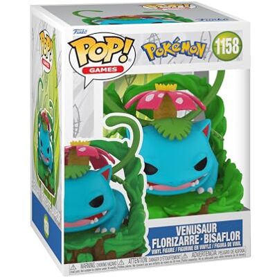 Funko Pop Premium: Pokemon Venusaur Figurka winylowa do kolekcjonowania pomysł na prezent oficjalny towar zabawki dla dzieci i dorosłych gry wideo figurka kolekcjonerska Funko Pop Premium: Pokemon Venusaur Figurka winylowa do kolekcjonowania pomysł na prezent oficjalny towar zabawki dla dzieci i dorosłych gry wideo figurka kolekcjonerska