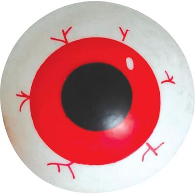 FIESTAS GUIRCA Gumowe Oko (6 cm) Dekoracja Halloween na Trick Party i Straszne Uroczystości Idealny do przerażających środowisk i zabaw dla dzieci Biały FIESTAS GUIRCA Gumowe Oko (6 cm) Dekoracja Halloween na Trick Party i Straszne Uroczystości Idealny do przerażających środowisk i zabaw dla dzieci Biały