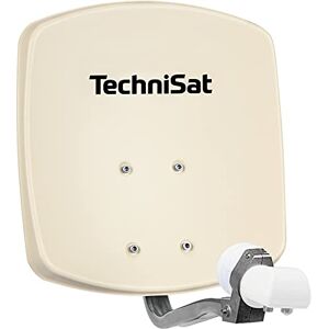 TechniSat DIGIDISH 33 – antena satelitarna dla 2 uczestników (mały zestaw satelitarny 33 cm – kompletny zestaw z uchwytem ściennym i uniwersalnym Twin-LNB) beżowa TechniSat DIGIDISH 33 – antena satelitarna dla 2 uczestników (mały zestaw satelitarny 33 cm – kompletny zestaw z uchwytem ściennym i uniwersalnym Twin-LNB) beżowa