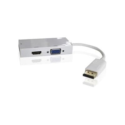 Watio Wave Adapter DisplayPort do HDMI/VGA/DVI 4k, wieloportowy, wysokiej rozdzielczości, kompaktowy i lekki, idealny do różnych połączeń.* Watio Wave Adapter DisplayPort do HDMI/VGA/DVI 4k, wieloportowy, wysokiej rozdzielczości, kompaktowy i lekki, idealny do różnych połączeń.*