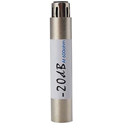 PROSIGNAL Adapter, 20 dB, XLR PSG02973 od PRO SIGNAL & Best Price kwadrat, srebrny PROSIGNAL Adapter, 20 dB, XLR PSG02973 od PRO SIGNAL & Best Price kwadrat, srebrny