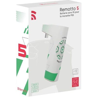 Remotto Battery Edition FC24 Bezprzewodowa ładowarka do kontrolera PS5 przenośna bateria do gry DualSense podczas ładowania Długa żywotność baterii +12 godzin pracy na baterii Akcesorium PS5 Remotto Battery Edition FC24 Bezprzewodowa ładowarka do kontrolera PS5 przenośna bateria do gry DualSense podczas ładowania Długa żywotność baterii +12 godzin pracy na baterii Akcesorium PS5