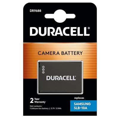 Duracell DR9688 kamera litowo-jonowa zastępuje akumulator do SLB-10A Duracell DR9688 kamera litowo-jonowa zastępuje akumulator do SLB-10A