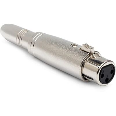 Hosa GXJ-183, adaptor, 1/4 in TRS do XLR3F Hosa GXJ-183, adaptor, 1/4 in TRS do XLR3F