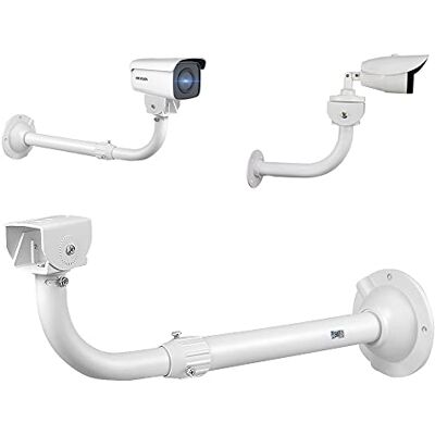 compcctv Uchwyt do kamery bezpieczeństwa CCTV, teleskopowy, regulowany, uniwersalny uchwyt do montażu na ścianie kamery CCTV compcctv Uchwyt do kamery bezpieczeństwa CCTV, teleskopowy, regulowany, uniwersalny uchwyt do montażu na ścianie kamery CCTV