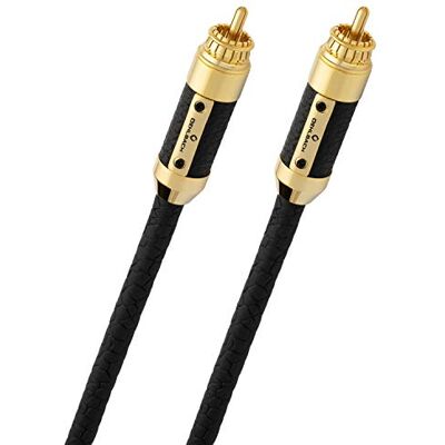 Oehlbach XXL Black Connection Master State of the Art Cinch kabel audio zestaw (Made in Germany, HPOCC, analogowy audio) 2 x 1,5 m czarny Oehlbach XXL Black Connection Master State of the Art Cinch kabel audio zestaw (Made in Germany, HPOCC, analogowy audio) 2 x 1,5 m czarny