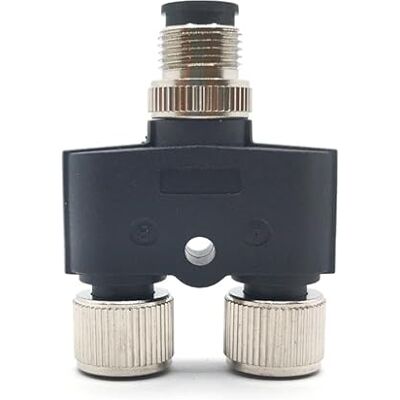 Exiro M12 8P Y-Splitter Male-Male-Kobieta Exiro M12 8P Y-Splitter Male-Male-Kobieta