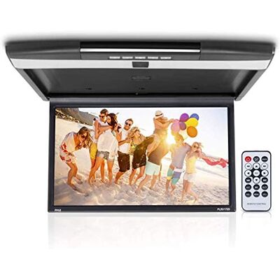 Pyle Car Overhead Monitor Screen Display 17.3 inch. LCD Vehicle Flip Down Roof Mount Console HDMI TV Player Control Panel w/Built-in IR Transmitter for Wireless IR Headphone PLRV1725 Pyle Car Overhead Monitor Screen Display 17.3 inch. LCD Vehicle Flip Down Roof Mount Console HDMI TV Player Control Panel w/Built-in IR Transmitter for Wireless IR Headphone PLRV1725