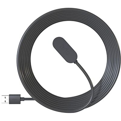 Arlo Wewnętrzny magnetyczny kabel do ładowania 2,4 m – pasuje do aparatów Pro 5S 2K, 4, 3, 4 XL, Ultra, Ultra 2 XL, Go 2 i Floodlight, czarny Arlo Wewnętrzny magnetyczny kabel do ładowania 2,4 m – pasuje do aparatów Pro 5S 2K, 4, 3, 4 XL, Ultra, Ultra 2 XL, Go 2 i Floodlight, czarny