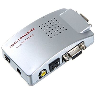 tempo di saldi Saldi konwerter czasu wideo VGA na AV Adapter RCA S-Video do monitora PC Projektor tempo di saldi Saldi konwerter czasu wideo VGA na AV Adapter RCA S-Video do monitora PC Projektor