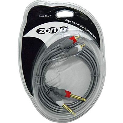 Zomo kabel MKC-30-2x 6,3 mm jack cinch 3 m Zomo kabel MKC-30-2x 6,3 mm jack cinch 3 m