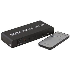 Waytex Automatyczny przełącznik HDMI 1.4, 1080p, 3D, pilot 3 wejścia / 1 wyjście Waytex Automatyczny przełącznik HDMI 1.4, 1080p, 3D, pilot 3 wejścia / 1 wyjście