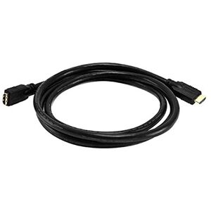 Monoprice Kabel HDMI Premium High Speed CL2, przedłużacz męski na żeński, 24AWG, 6 stóp, czarny seria komercyjna Monoprice Kabel HDMI Premium High Speed CL2, przedłużacz męski na żeński, 24AWG, 6 stóp, czarny seria komercyjna