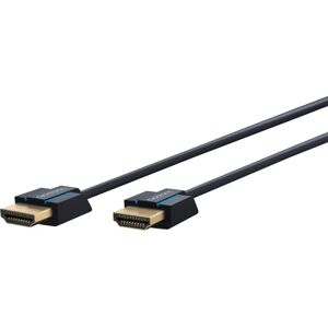 ClickTronic Super Slim High Speed 2.0 kabel z Ethernetem, ultra cienki i elastyczny kabel HDMI, ARC HDMI, 4K 60 Hz/Full HD 3D 60 Hz, 1 m ClickTronic Super Slim High Speed 2.0 kabel z Ethernetem, ultra cienki i elastyczny kabel HDMI, ARC HDMI, 4K 60 Hz/Full HD 3D 60 Hz, 1 m