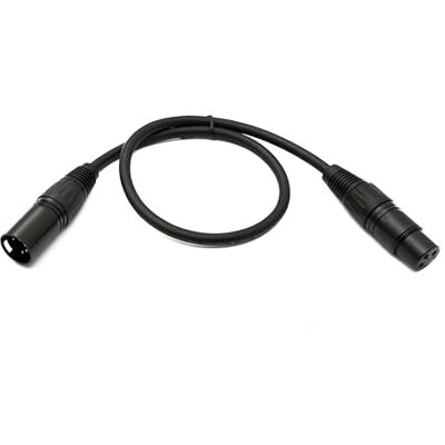 System-S Kabel audio XLR 50 cm 5-biegunowa wtyczka do 3-biegunowego gniazda adapter w kolorze czarnym System-S Kabel audio XLR 50 cm 5-biegunowa wtyczka do 3-biegunowego gniazda adapter w kolorze czarnym