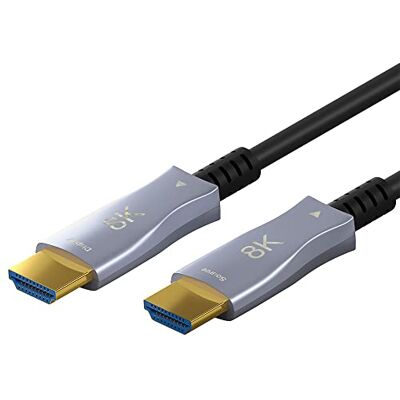 goobay 65560 Ultra High-Speed Hybrydowy kabel optyczny HDMI/High Speed Kabel o dużej prędkości do 8K przy 60 Hz 4K przy 120 Hz / 48 Gb/s, ARC (Audio Return Channel), HDCP / 30 metrów goobay 65560 Ultra High-Speed Hybrydowy kabel optyczny HDMI/High Speed Kabel o dużej prędkości do 8K przy 60 Hz 4K przy 120 Hz / 48 Gb/s, ARC (Audio Return Channel), HDCP / 30 metrów