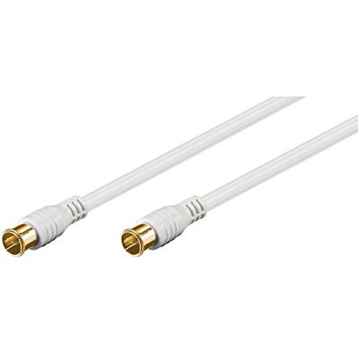 goobay 64744 F-Quick SAT kabel antenowy (80 dB), 2x ekranowany goobay 64744 F-Quick SAT kabel antenowy (80 dB), 2x ekranowany