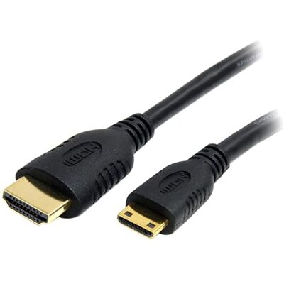 StarTech .Com HDACMM2M Kabel HDMI na Mini HDMI, Czarny, 2 m StarTech .Com HDACMM2M Kabel HDMI na Mini HDMI, Czarny, 2 m