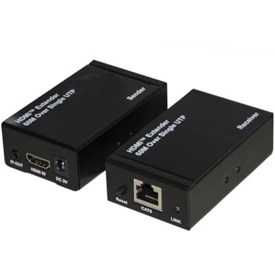 LINK ROZSZERZENIE HDMI PRZEZ KABEL CAT5E/6 DO 60 metrów 4K LINK ROZSZERZENIE HDMI PRZEZ KABEL CAT5E/6 DO 60 metrów 4K