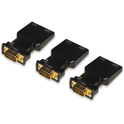 LINK LKADAT12903 adapter PC VGA 3,5 mm stereo na HDMI Audio 3,5 mm konwerter wideo Full HD 1080p do telewizora, monitora i projektora LINK LKADAT12903 adapter PC VGA 3,5 mm stereo na HDMI Audio 3,5 mm konwerter wideo Full HD 1080p do telewizora, monitora i projektora