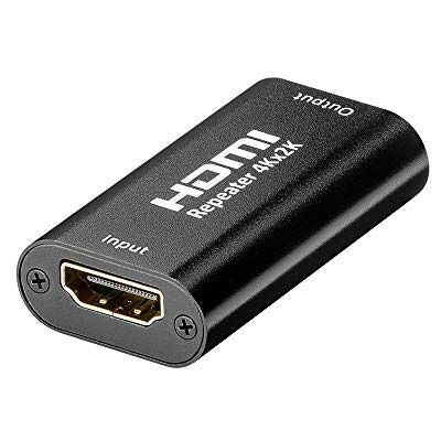 goobay 58970 HDMI 4K2K Repeater, pozłacany do przedłużania sygnałów HDMI do 40 m goobay 58970 HDMI 4K2K Repeater, pozłacany do przedłużania sygnałów HDMI do 40 m