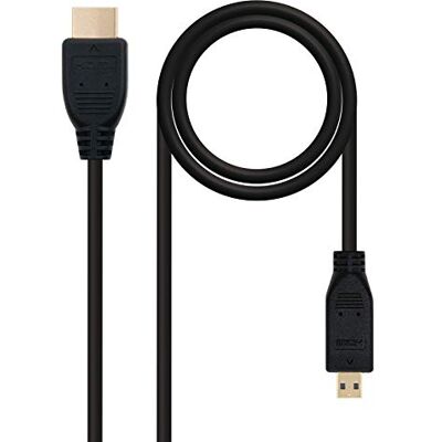 NANOCABLE M HDMI, 0,8 m 0,8 m HDMI Micro-HDMI-czarny – kabel HDMI (0,8, HDMI, micro-HDMI, wtyczka, prosta, prosta) NANOCABLE M HDMI, 0,8 m 0,8 m HDMI Micro-HDMI-czarny – kabel HDMI (0,8, HDMI, micro-HDMI, wtyczka, prosta, prosta)