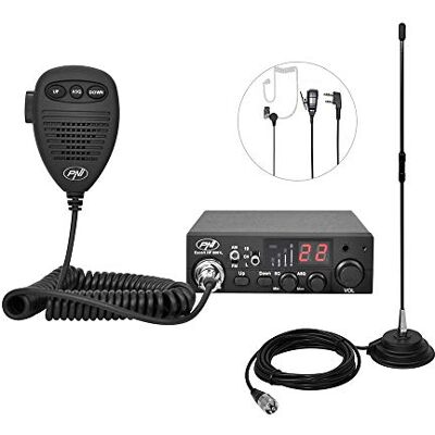 PNI Pakiet ESCORT HP 8001L ASQ, 4 W, 12 V, 40 kanałów + antena CB Extra 40 z magnesem, długość 45 cm, 30 W PNI Pakiet ESCORT HP 8001L ASQ, 4 W, 12 V, 40 kanałów + antena CB Extra 40 z magnesem, długość 45 cm, 30 W