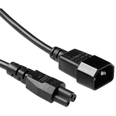 ACT C14 na C5 kabel zasilający, 0,25 m, wtyczka C14 na gniazdo C5, 2-biegunowy kabel zasilający, wtyczka Myszki Miki – AK5252 ACT C14 na C5 kabel zasilający, 0,25 m, wtyczka C14 na gniazdo C5, 2-biegunowy kabel zasilający, wtyczka Myszki Miki – AK5252