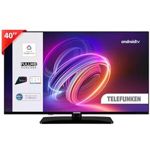 TELEFUNKEN Telewizor Smart 40" Full HD TE40750B49V4DAZ, telewizor LED 40" z wbudowanym Google Assistant, kompatybilny z Google Home, cyfrowymi DVB-T2, Dolby Vision HDR10, Android TV, Dolby Audio TELEFUNKEN Telewizor Smart 40" Full HD TE40750B49V4DAZ, telewizor LED 40" z wbudowanym Google Assistant, kompatybilny z Google Home, cyfrowymi DVB-T2, Dolby Vision HDR10, Android TV, Dolby Audio