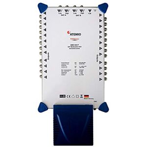 Atemio AMS924P Multiprzełącznik Power-Line, 2 satelity dla maksymalnie 24 uczestników/odbiornika (UHD, 4K, HDTV, aktywny naziemny), biały/niebieski Atemio AMS924P Multiprzełącznik Power-Line, 2 satelity dla maksymalnie 24 uczestników/odbiornika (UHD, 4K, HDTV, aktywny naziemny), biały/niebieski
