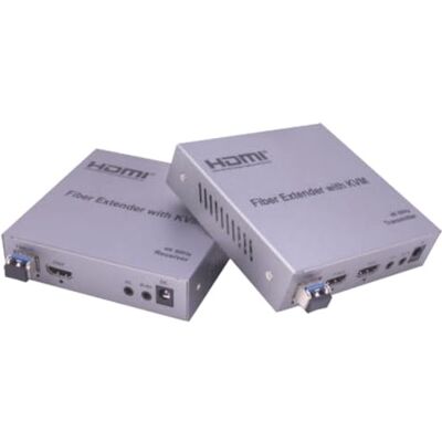 LINK HDES19 przedłużacz KVM HDMI 4K 60 Hz na światłowód do 20 km, nadajnik i odbiornik wideo Ultra HD, obsługa klawiatury i myszy USB, zdalne sterowanie komputerem i serwerem LINK HDES19 przedłużacz KVM HDMI 4K 60 Hz na światłowód do 20 km, nadajnik i odbiornik wideo Ultra HD, obsługa klawiatury i myszy USB, zdalne sterowanie komputerem i serwerem
