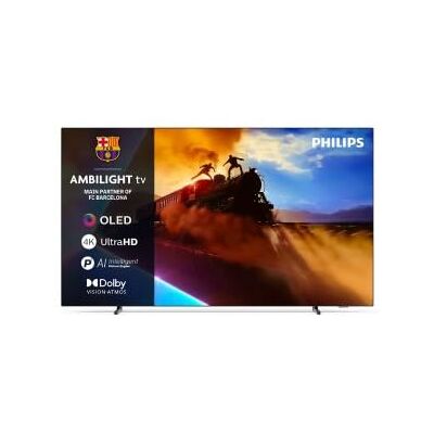 Philips Ambilight 48OLED760 4K OLED Smart TV 48-calowy wyświetlacz z silnikiem P5 AI Perfect Picture Engine Ultra HD, Titan OS, Dolby Vision i Atmos Sound kompatybilny z Alexa i asystent głosowy Philips Ambilight 48OLED760 4K OLED Smart TV 48-calowy wyświetlacz z silnikiem P5 AI Perfect Picture Engine Ultra HD, Titan OS, Dolby Vision i Atmos Sound kompatybilny z Alexa i asystent głosowy