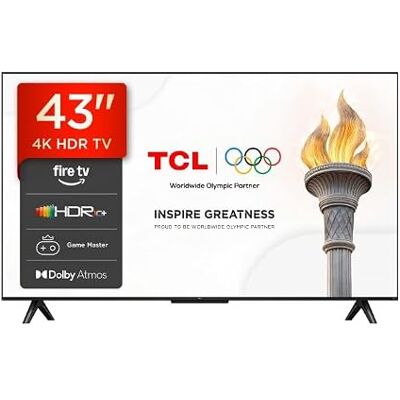 TCL 43V6D 43 cale 4K HDR, Fire TV, HDR10+, Dolby Atmos, DTS:X, Game Master, Motion Clarity, AirPlay 2, Naciśnij i zapytaj Alexa TCL 43V6D 43 cale 4K HDR, Fire TV, HDR10+, Dolby Atmos, DTS:X, Game Master, Motion Clarity, AirPlay 2, Naciśnij i zapytaj Alexa