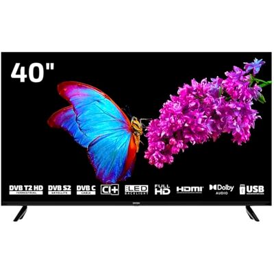 DYON Enter 40 PRO X2 100 cm (40 cale) telewizor (Full HD, potrójny tuner (DVB-C/-S2/-T2), tryb hotelowy, odtwarzacz multimedialny USB) DYON Enter 40 PRO X2 100 cm (40 cale) telewizor (Full HD, potrójny tuner (DVB-C/-S2/-T2), tryb hotelowy, odtwarzacz multimedialny USB)