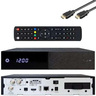 Abcom PULSe 4K Podwójny DVB-S2X tuner TV odbiornik - Odbiornik satelitarny Abcom PULSe 4K Podwójny DVB-S2X tuner TV odbiornik - Odbiornik satelitarny