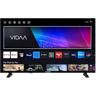 TELEFUNKEN QLED VIDAA QF40VP750S Telewizor Full HD 40" HDR z wbudowanym potrójnym tunerem LED, czarny TELEFUNKEN QLED VIDAA QF40VP750S Telewizor Full HD 40" HDR z wbudowanym potrójnym tunerem LED, czarny