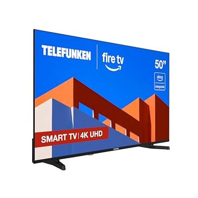 TELEFUNKEN 50FTV825, 50 cali 4K UHD, Smart TV Fire OS, HDR10, MEMC, kompatybilny z Alexa, Dolby Atmos, Apple AirPlay, Bluetooth TELEFUNKEN 50FTV825, 50 cali 4K UHD, Smart TV Fire OS, HDR10, MEMC, kompatybilny z Alexa, Dolby Atmos, Apple AirPlay, Bluetooth