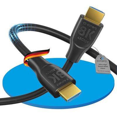 SONERO SON PHC110-010 - Kabel HDMI 8K wysokiej prędkości, 1m SONERO SON PHC110-010 - Kabel HDMI 8K wysokiej prędkości, 1m