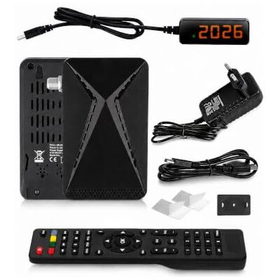 BAMOF 26100 Mini odbiornik satelitarny DVB-S2 /ARD & ZDF SD Shut-Off/Full HD 1080p Digital Receiver (HDTV, USB) BAMOF 26100 Mini odbiornik satelitarny DVB-S2 /ARD & ZDF SD Shut-Off/Full HD 1080p Digital Receiver (HDTV, USB)