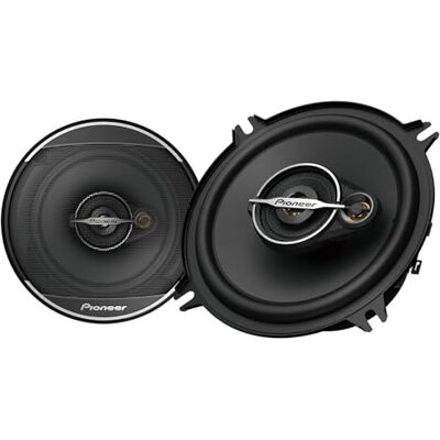 Pioneer TS-A1371F 13 cm 3-drożny koncentryczny zestaw z 2 głośnikami (każdy o mocy maks. 300 W, sinusie 50 W), wysoka wydajność, głębokość montażu 54 mm, otwór montażowy 121 mm, z maskownicą Pioneer TS-A1371F 13 cm 3-drożny koncentryczny zestaw z 2 głośnikami (każdy o mocy maks. 300 W, sinusie 50 W), wysoka wydajność, głębokość montażu 54 mm, otwór montażowy 121 mm, z maskownicą